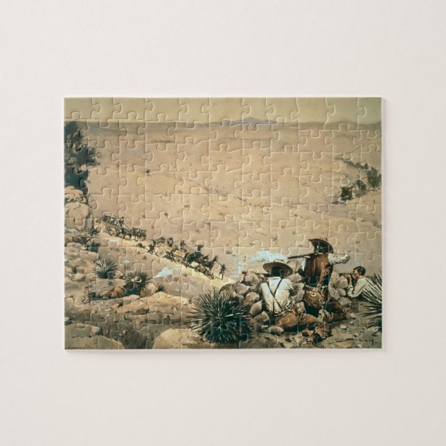 "Halten", c.1900 (Öl auf Leinwand) Puzzle (Horizontal)