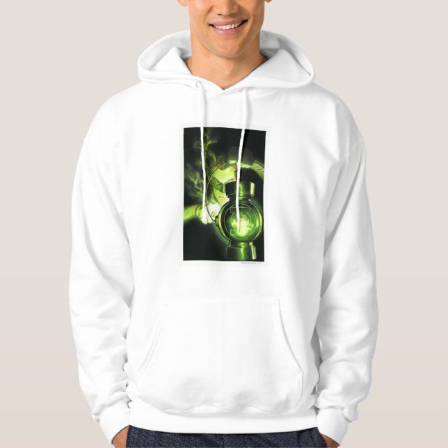 Halten der grünen Laterne Hoodie (Vorderseite)
