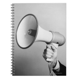 Halten der Hand Notizblock