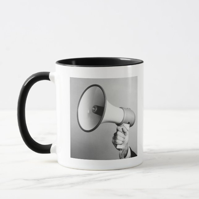 Halten der Hand Tasse (Links)