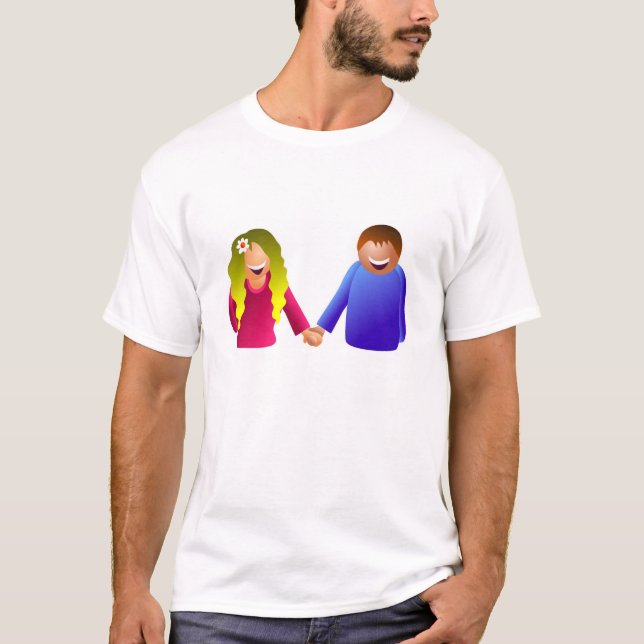 Halten der Hände T-Shirt (Vorderseite)