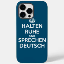 Halten Ruhe und SpæDeutsch