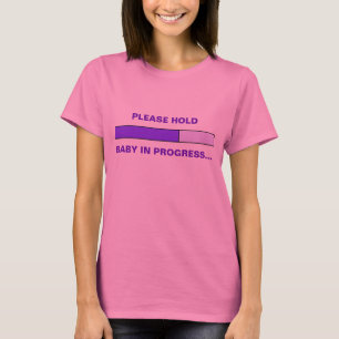 Halten Sie bitte, das laufende Baby T-Shirt