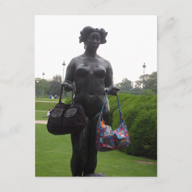 Halten Sie bitte meine Taschen fest Postkarte (Vorderseite)