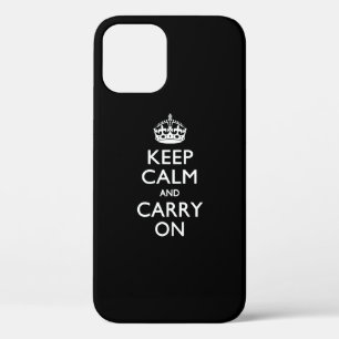 HALTEN SIE CALM UND BEFÖRDERN SIE SICH AUF Solid B Case-Mate iPhone Hülle