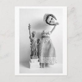 Halten Sie den Kopf hoch - Die Freiheitsstatue Postkarte