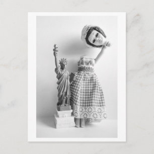 Halten Sie den Kopf hoch - Die Freiheitsstatue Postkarte