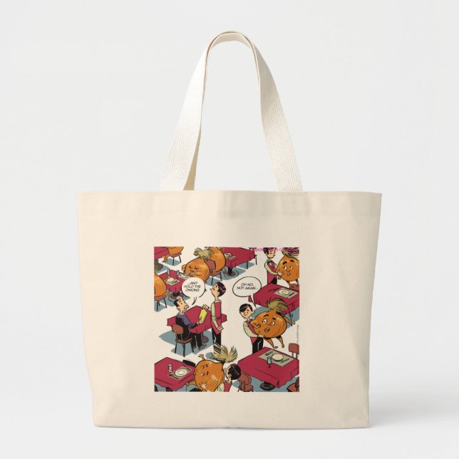 Halten Sie die Jahreszeiten bitte sonnige Feinschm Jumbo Stoffbeutel (Vorne)