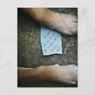 Halten Sie die Postkarte (Liebe) nicht zurück