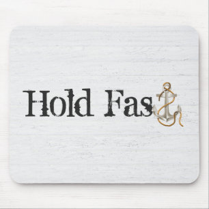 Halten Sie die Schnelle Verankerung auf Holz Mousepad