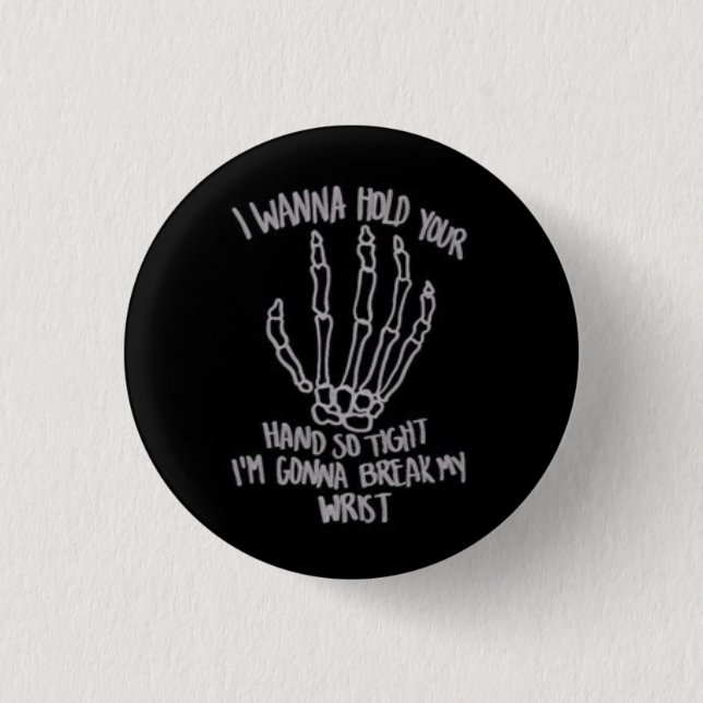 Halten Sie Ihren Handknopf Button (Vorderseite)