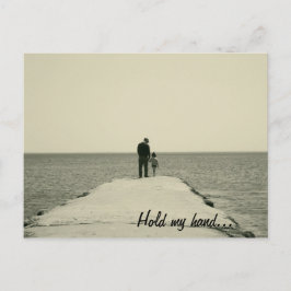 Halten Sie meine Hand Postkarte