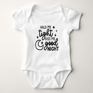 Halten Sie mich fest Küssen Sie mir gutes Baby-Zit Baby Strampler