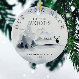 Halten Sie New Neck des Woods 1. Zuhause-Fotos Keramik Ornament