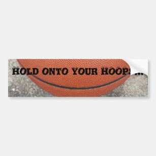 Halten Sie sich an Ihren HOOPS Basketball-Autoaufk Autoaufkleber