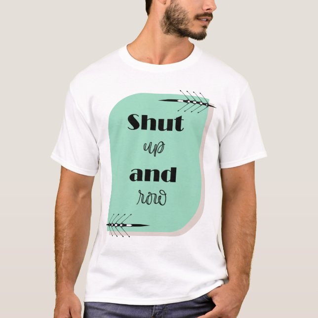 Halten und Zeile T-Shirt (Vorderseite)