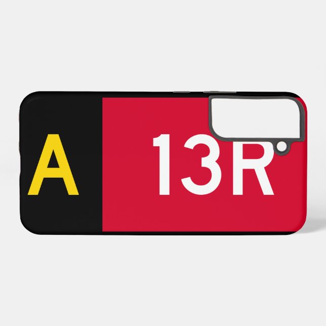 Haltepunkt Zeichen A13R Samsung Galaxy Hülle (Rückseite (Horizontal))