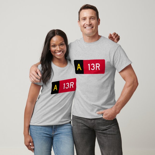 Haltepunkt Zeichen A13R T-Shirt (Unisex)