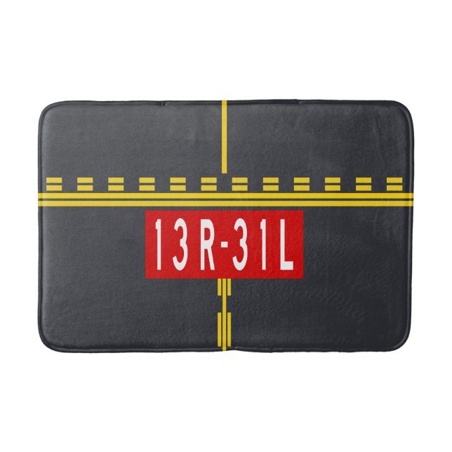 Haltepunktmarkierung 13R-31L Badematte (Vorderseite)
