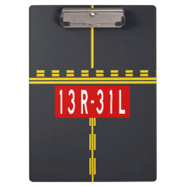 Haltepunktmarkierung 13R-31L Klemmbrett