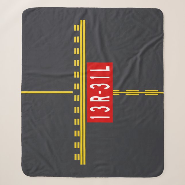 Haltepunktmarkierung 13R-31L Sherpadecke (Vorderseite)