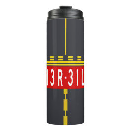 Haltepunktmarkierung 13R-31L Thermosbecher