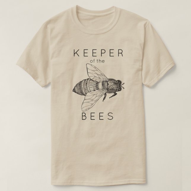 Halter der Bienenschwarzen Grafischen Biene T-Shirt (Design vorne)