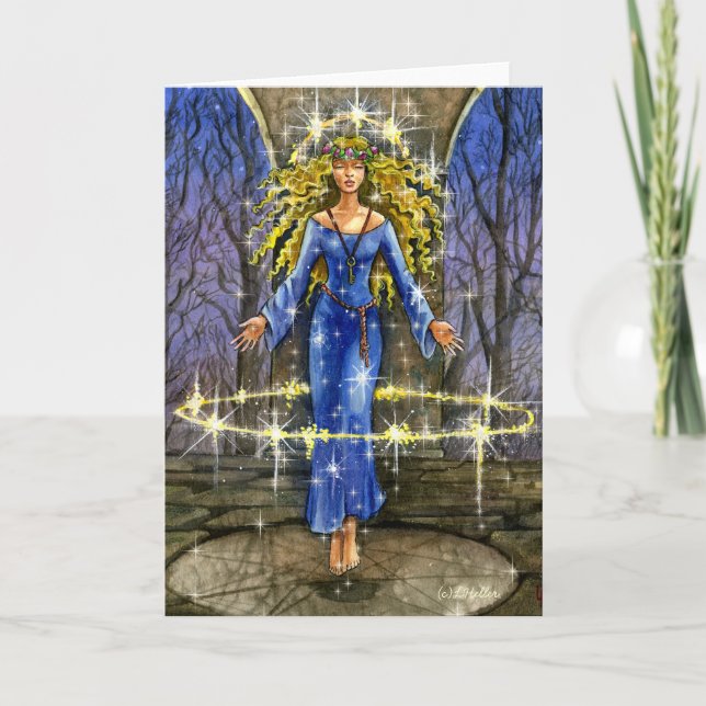 Halter der leeren Karte Tempel (Vorderseite)