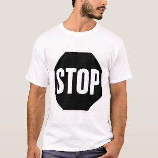 Halteschild-Straßensicherheitssymbol T-Shirt