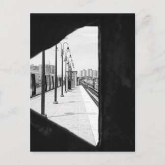 Haltestelle Brighton Beach U-Bahn Postkarte