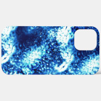 Haltiges Showblau sieht aus wie mattiertes Glas