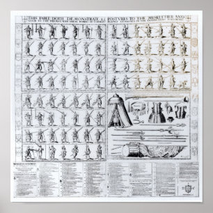 Haltung für Musketiere und Pikemen Poster
