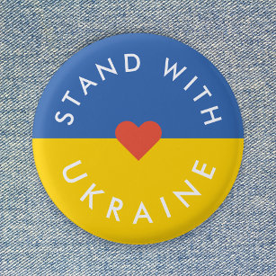 Haltung gegenüber der Ukraine gegen den Krieg Prot Button