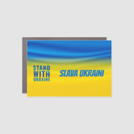 Haltung gegenüber der Ukraine Slava Ukraini Ruhm g Auto Magnet