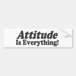 Haltung ist alles! autoaufkleber