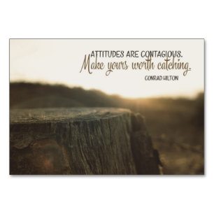 Haltung ist ansteckend tischnummer