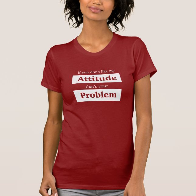 Haltung Problem Shirt (Vorderseite)