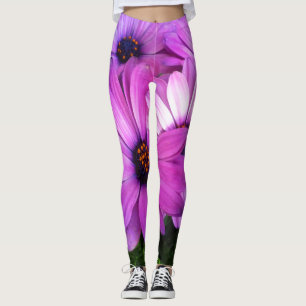 Haltungs-Blumen-Leggings; Hübsch im Rosa Leggings