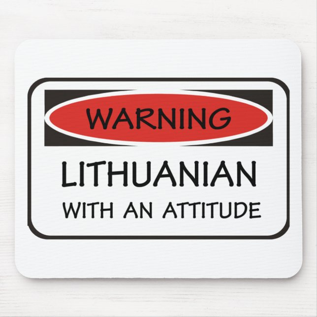 Haltungs-Litauer Mousepad (Vorne)