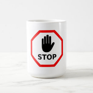 Haltzeichen Kaffeetasse