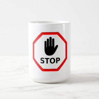 Haltzeichen Kaffeetasse