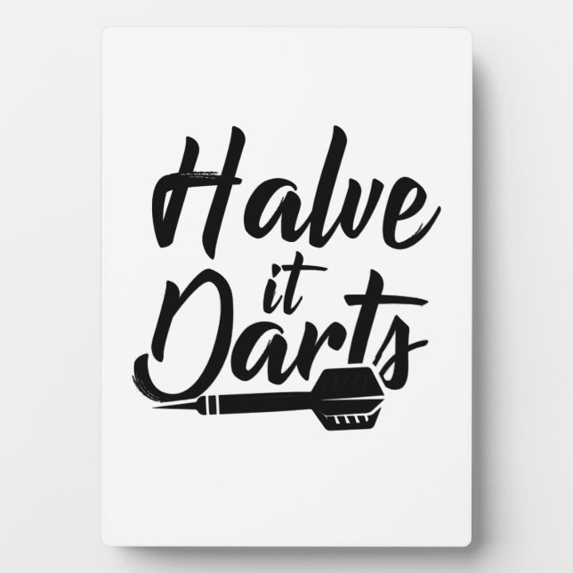Halve it Darts Fotoplatte (Vorderseite)