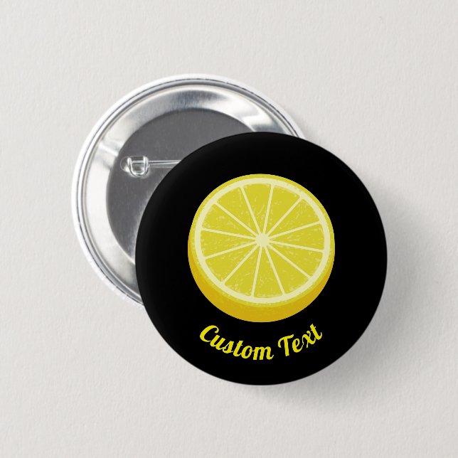 Halve Lemon Button (Vorne & Hinten)