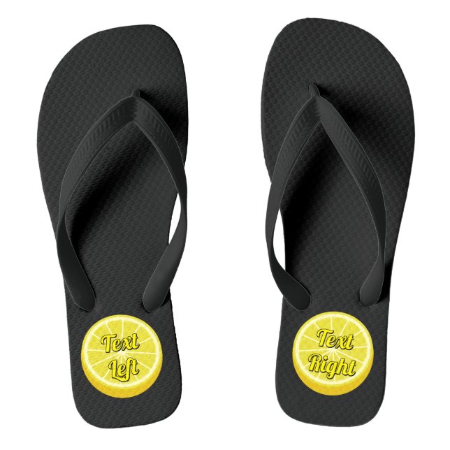 Halve Lemon Flip Flops (Fußbett)