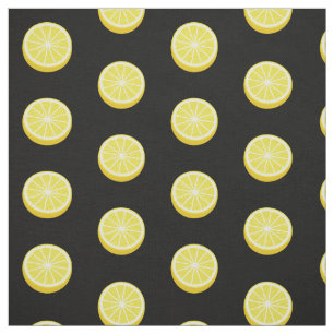 Halve Lemon Muster Stoff