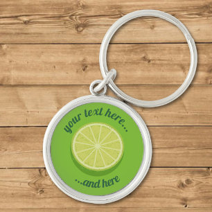 Halve Lime Schlüsselanhänger