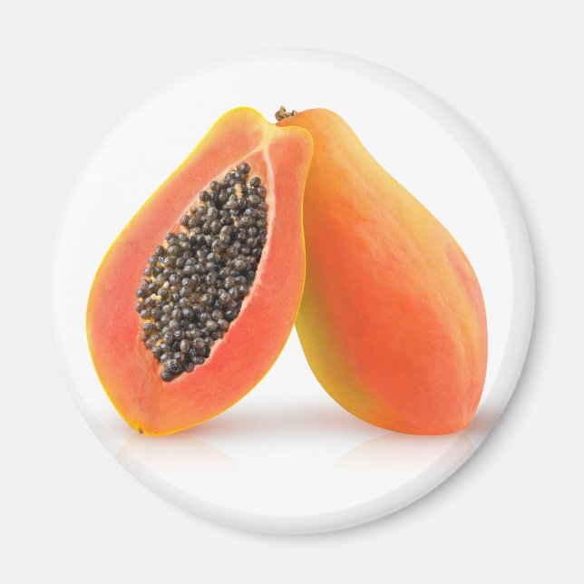 Halved Papaya Magnet (Vorne)