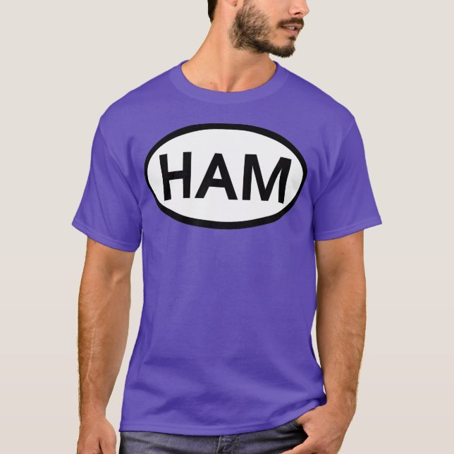 HAM amateur radio T-Shirt (Vorderseite)