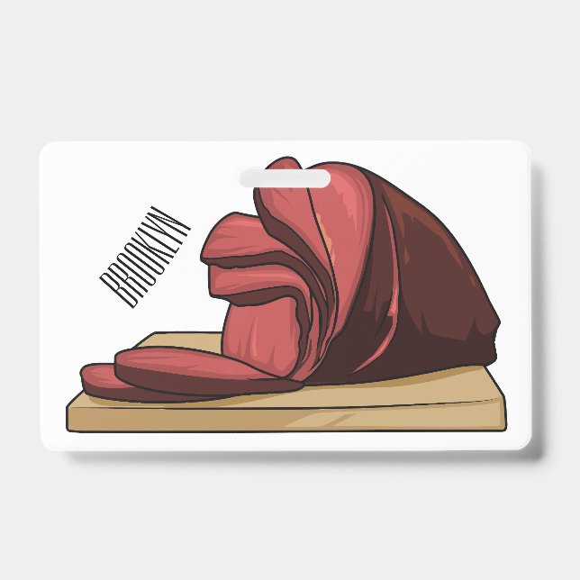 Ham Cartoon-Abbildung Ausweis (Vorderseite)