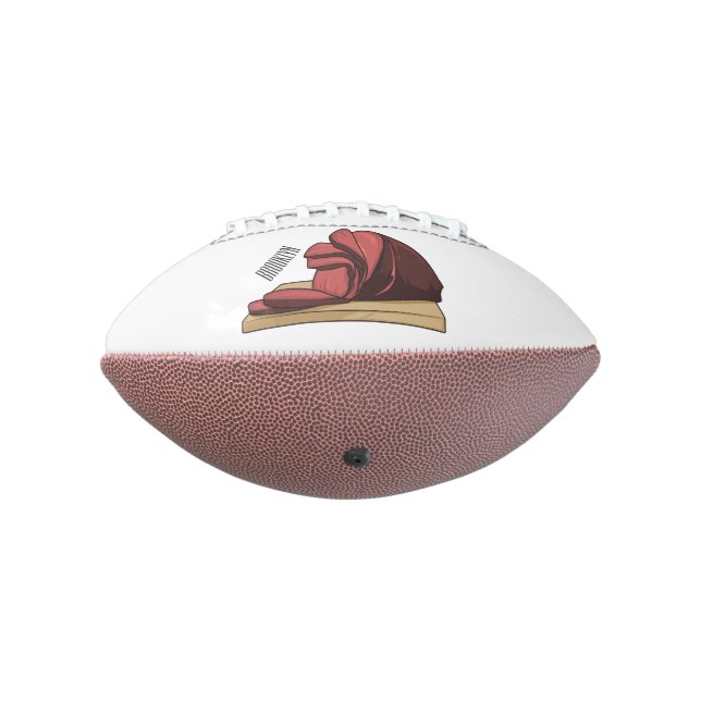 Ham Cartoon-Abbildung Football (Gedreht 270)